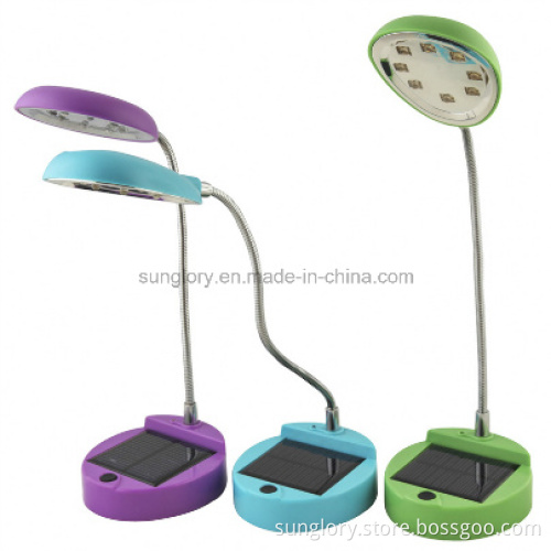 Solar LED USB Portable Rechargeable Light Bulb for Book Lighting